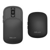 DELUX Wireless Bluetooth Pocket Mouse, 2-in-1 Sliding Mouse, Foldable and Slim Mouse, Quiet Clicks, Dual Mode