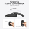 DELUX Wireless Bluetooth Pocket Mouse, 2-in-1 Sliding Mouse, Foldable and Slim Mouse, Quiet Clicks, Dual Mode