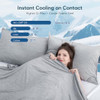Elegear Arc-Chill 3.0 Cooling Blanket for Hot Sleepers, Twin Size, Grey