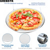 GREBSTK 2 Pack 16 Inch Pizza Screens, Seamless Aluminum Non-Stick
