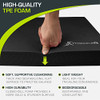 ProsourceFit Exercise Balance Pad  Large Cushioned Non-Slip Foam Mat & Knee Pad for Fitness, Stability Training,