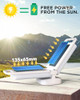 Solar Camping Lantern, Rechargeable Battery Powered Camping Light 6000mAh Up to 80HRS Lasting, Dimmable Night Lamp,