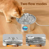 Stainless Steel Cat Water Fountain: 88oz/2.6L Pet Fountain for Drinking