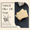 Olive Oil Soap Bar - Handmade 100% Pure Natural & Vegan - 5.3 oz Each Bar (9 Bars)