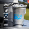 Top Cup Aluminum Party Cups, Stealth Design, 12oz, 50 Count