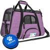 PetAmi Airline Approved Pet Carrier Cats & Small Dogs, Small Heather Purple