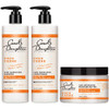 Carols Daughter Coco Creme Sulfate Free Shampoo and Conditioner Set with Silicone Free Hair Butter, for Very Dry