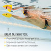 FINIS Alignment Kickboard - Hydrodynamic - For Fitness & Swim Training - Promotes Streamlined Body Position - Reduced