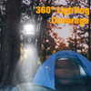 Collapsible Portable LED Camping Lantern XTAUTO Lightweight Waterproof Solar USB Rechargeable LED Flashlight Survival