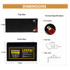 NERMAK 12V 7Ah (7.2Ah) Lithium LiFePO4 Deep Cycle Battery, 2000+ Cycles Lithium Iron Phosphate Rechargeable Battery