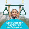 Jungle Gym Kingdom Swing Sets for Backyard, Monkey Bars & Swingset Accessories - Set Includes 18" Trapeze Swing Bar &