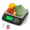 KNSWE Large Kitchen Scale Black 40KG/88LB Commercial Food Scales Digital Weight for Cooking Meat Baking Bread Price