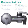 PUR Plus Horizontal Faucet Mount Filtration System with Lead Reduction