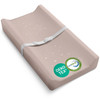 Waterproof Vegan Leather Contoured Baby Changing Pad | Wipe-Clean PU Leather Diaper Change Mat, Soft, Wipeable