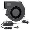WDERAIR 140mm x 40mm Small Centrifugal 12V Squirrel Cage Big Airflow Blower