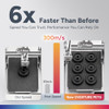 OVERTURE 2KG Bundle High Speed PETG Filament 1.75mm, 3D Printer Filament