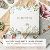 Keepsake Baby Memory Book  Timeless Gender Neutral First 5 Year Baby Book