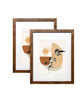 Sonefreiy 11x14 Picture Frame Walnut Modern Photo Frame Set of 2