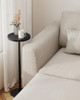 TUTOTAK Tall Round Side Table, Small End Table, Drink Table, Pedestal Table