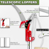 13ft Pole Saws for Tree Trimming, Lightweight Stainless Steel Tree Trimmers Long Handle Pruner, Tree Pruner