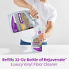 Rejuvenate Luxury Vinyl Floor Cleaner Refill, 1 Gallon, Gently Cleans and Revitalizes Luxury Vinyl Floors