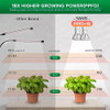 SANSI Grow Lights for Indoor Plants, 20W Clip-On Gooseneck LED Plant Lights