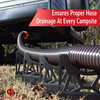 Beech Lane 20 Foot RV Sewer Hose Support, Patented Nesting Design For Small Storage, Quick Setup and Collapse, Ensures