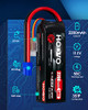 HOOVO 3S 11.1V Lipo Battery 2200mAh 50C with EC3 Plug 2pack