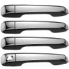 Lcyolada Set of 4 Exterior Door Handles Compatible with Toyota 4Runner SR5 2010-2020, Lexus GX460 2010-2021, Replaces#