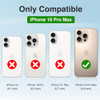 Alpatronix Battery Case for iPhone 16 Pro Max, Portable Strong Slim Protective Extended Charger Cover, 15W Fast