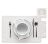 MY DRAP Basics Cotton Cocktail Napkin, 2 Packs of 50 Per Roll, Cream, 4.3 x 4.3 Inch