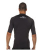 O'Neill Wetsuits Men's Basic Skins UPF 50+ Short Sleeve Rash Guard, Black, Large