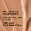 IT Cosmetics CC+ Cream (Tan) - Natural Full Coverage Foundation With SPF 50+, Color Corrector & Anti-Aging Hydrating