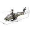 OANMYJJO Helicopters for Boys AH-64 Apache Helicopter Model Airplanes