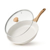 SENSARTE 9.5Inch Nonstick Ceramic Frying Pan with Lid, PFAS/PTFE/PFOA Free