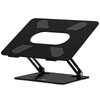 BoYata Laptop Stand, Adjustable Multi-Angle Riser, Up to 17 Inches, Black