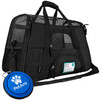 PetAmi Airline Approved Pet Carrier for Cats & Small Dogs, Large, Black