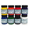 Jacquard Textile 8 Color Primary/Secondary Color Set - Permanent Fabric Paint for Clothes, Furniture Upholstery, Shoes