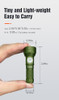 LUMINTOP GT Nano 3.0 Keychain Flashlight 700 Lumens Mini Flashlight 400 Meters Beam Distance Built-in USB-C Charging