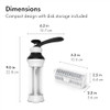 OXO Good Grips 14-Piece Cookie Press Set, Cookie Press with 12 Stainless Steel Disks and Storage Case, Holiday Baking