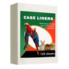 ZIQON 120 Pcs Bird Cage Liner Papers Big Size Cage Paper Liners Disposable Cage Paper Liners Precut Absorbent Cushion