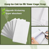 ZIQON 120 Pcs Bird Cage Liner Papers Big Size Cage Paper Liners Disposable Cage Paper Liners Precut Absorbent Cushion