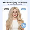 Farery 2.4" Thermal Brush, 60mm Heated Round Brush for Long Hair