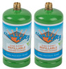 Flame King 1LB EMPTY Propane Cylinder Tank  Refillable  Reusable  Safe and Legal Refill Option  DOT Compliant 