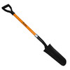 Ashman Drain Spade Shovel (1 Pack) - 48 Inches Long Handle Spade with D Handle Grip - Durable Handle with a Thick