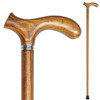 YIVIYAR Wooden Walking Cane for Men & Women & Seniors, Wood Walking Cane