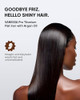 VANESSA PRO Flat Iron Hair Straightener, 100% Pure Titanium Flat Iron for One Pass to Achieve a Sleek Look, Curls