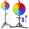 ORWOD 16" Spin the Wheel Game with Stand, Prize Wheel Spinner