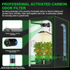 MELONFARM 4 Inch Air Carbon Filter Smelliness Control with Australia Virgin Charcoal, Odor Removal Carbon Filter for