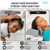 Shampoo Buddy Portable Hair Wash Basin for Kids, Toddlers & Teens, Grey